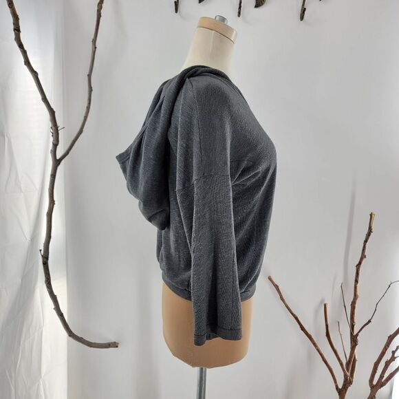 Standard james perse pullover cropped length hoodie gray - Picture 5 of 7